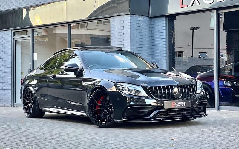Black Used 2020 Mercedes C63 AMG Premium Plus Coupe | £49,950 (Expensive) - Image 1/4