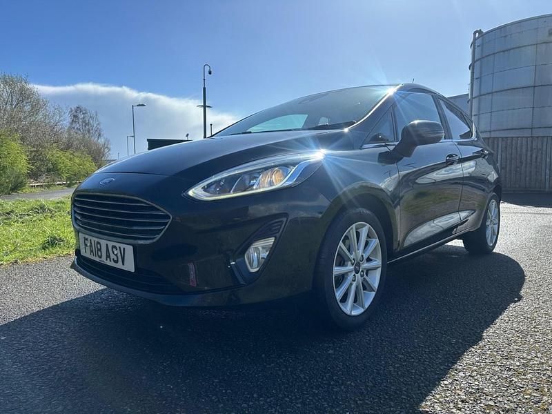Used Ford Fiesta Titanium 2018 Black Hatchback