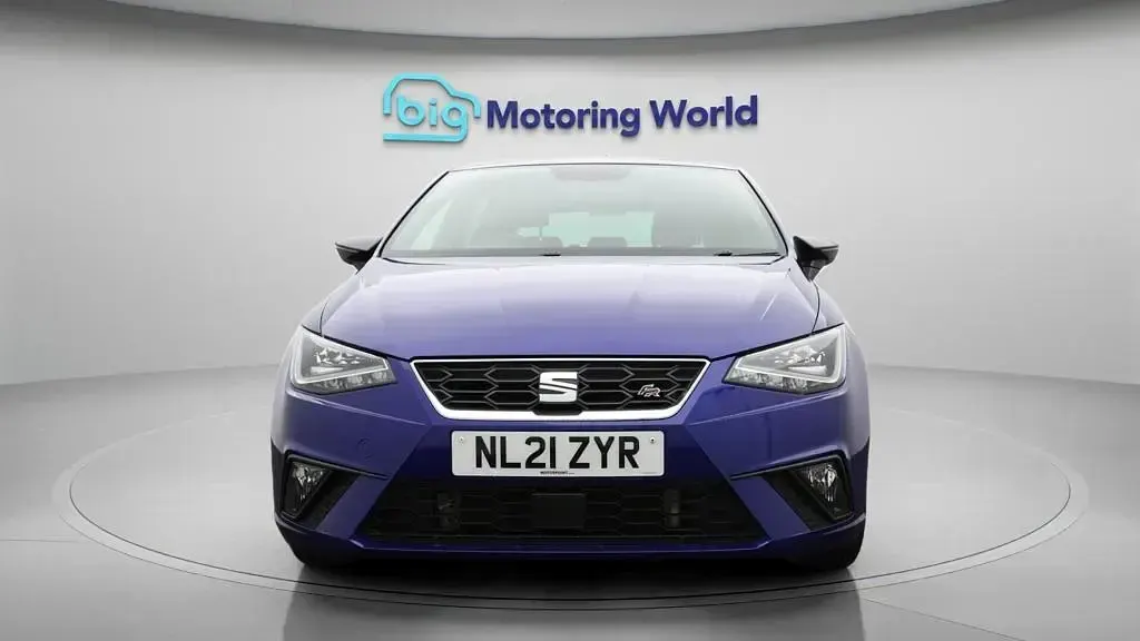Used Seat Ibiza FR 95 HP (69 kW) 2021 Blue Hatchback