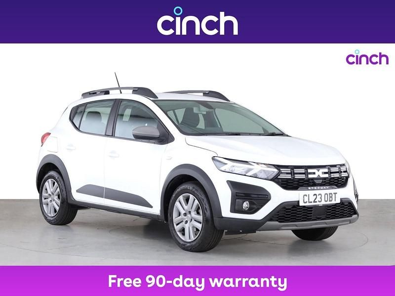 White Used 2023 Dacia Sandero Expression Hatchback | £12,889 (A bit pricey) - Image 1/3