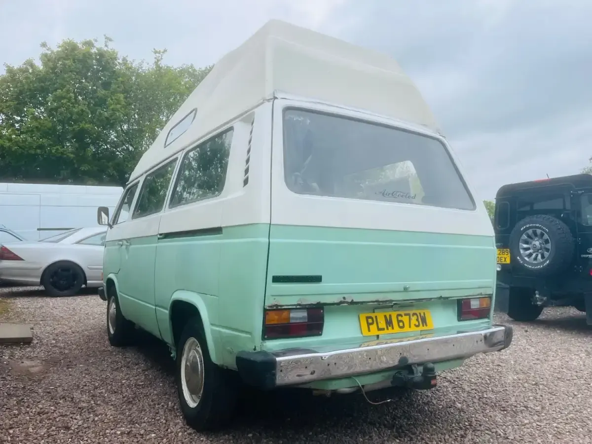 Used VW T3 1981 Green white Van