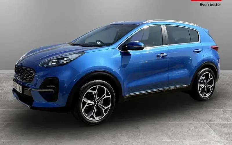 Used Kia Sportage GT-Line 177 HP (130 kW) 2020 Blue SUV