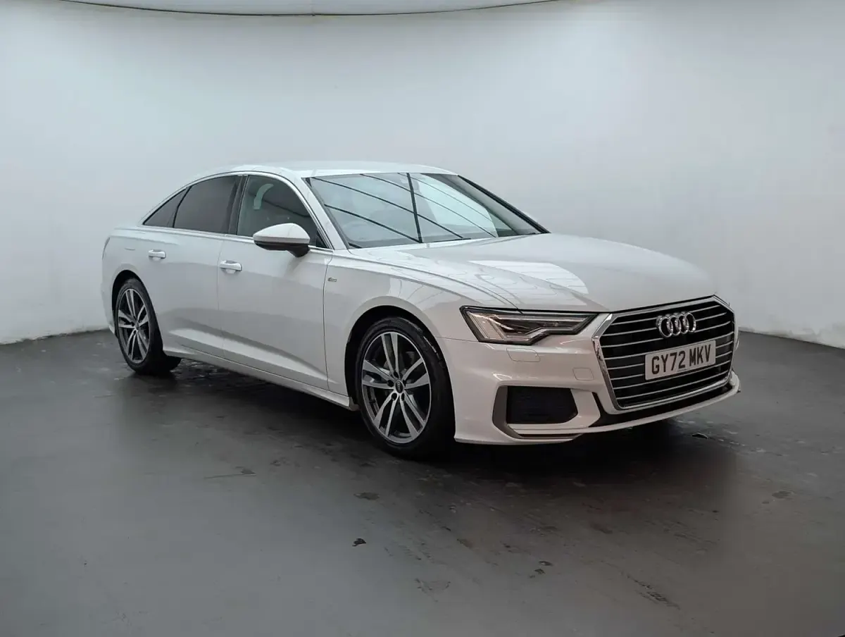 Used Audi A6 S-Line 204 HP (150 kW) 2022 White Sedan