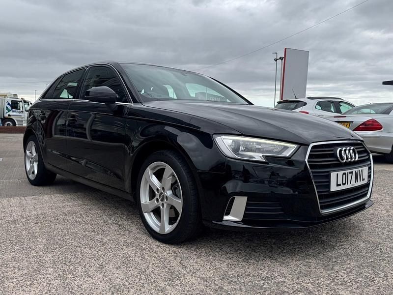 Phantom black Used 2017 Audi A3 Sport Hatchback | £11,275 (Super price) - Image 1/4