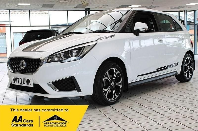 White Used 2020 MG MG3 Exclusive Hatchback | £8,390 (Fair price) - Image 1/3