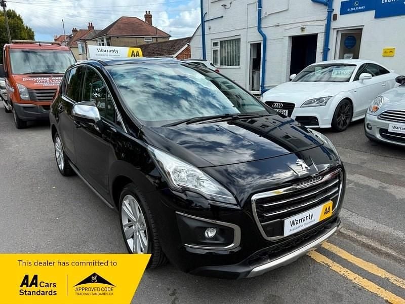 Black Used 2014 Peugeot 3008 Allure | £6,395 (Fair price) - Image 1/4