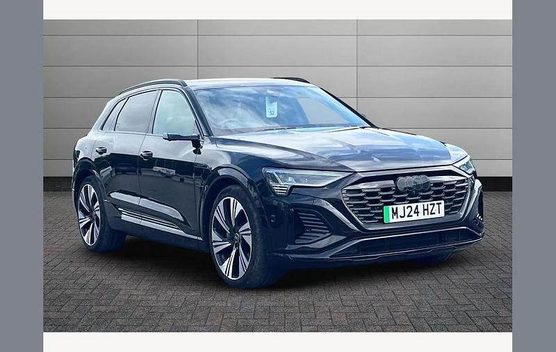 Black Used 2024 Audi Q8 e-tron Comfort SUV | £53,600 - Image 1/4