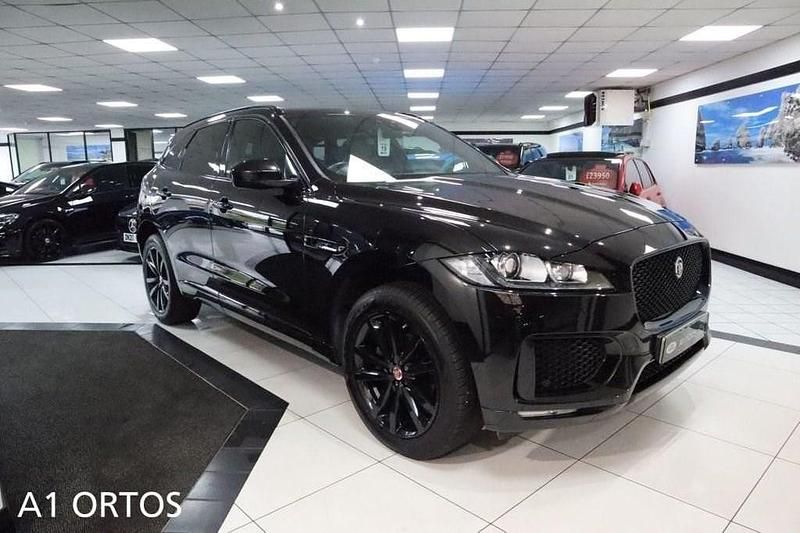Black Used 2020 Jaguar F-Pace Chequered Flag SUV | £25,949 (Fair price) - Image 1/4
