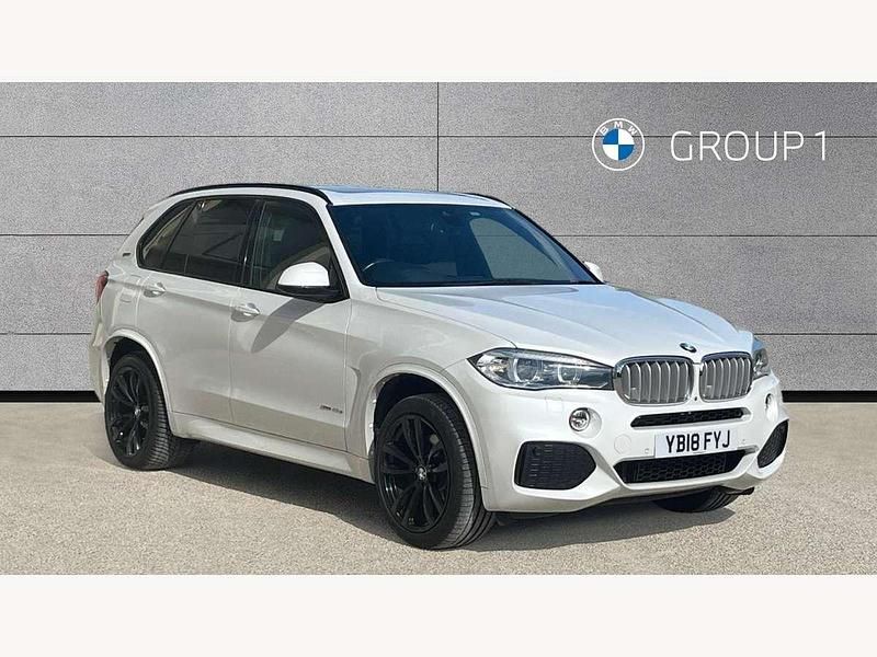 White Used 2018 BMW X5 M Sport SUV | £26,995 (Expensive) - Image 1/4