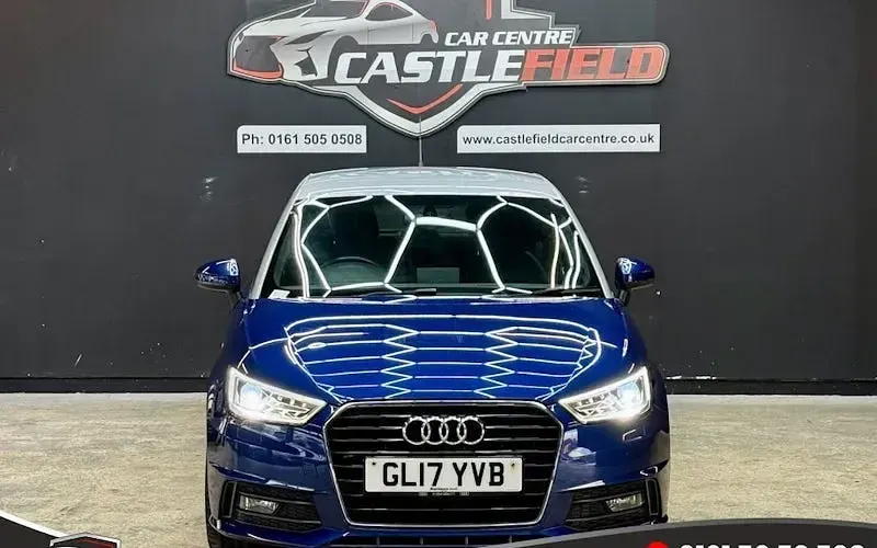 Begagnad Audi A1 Sportback S-Line 125 HK (91 kW) 2017 Blå Halvkombi