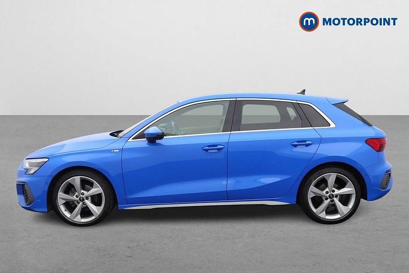 Used Audi A3 S-Line 2021 Blue Sedan