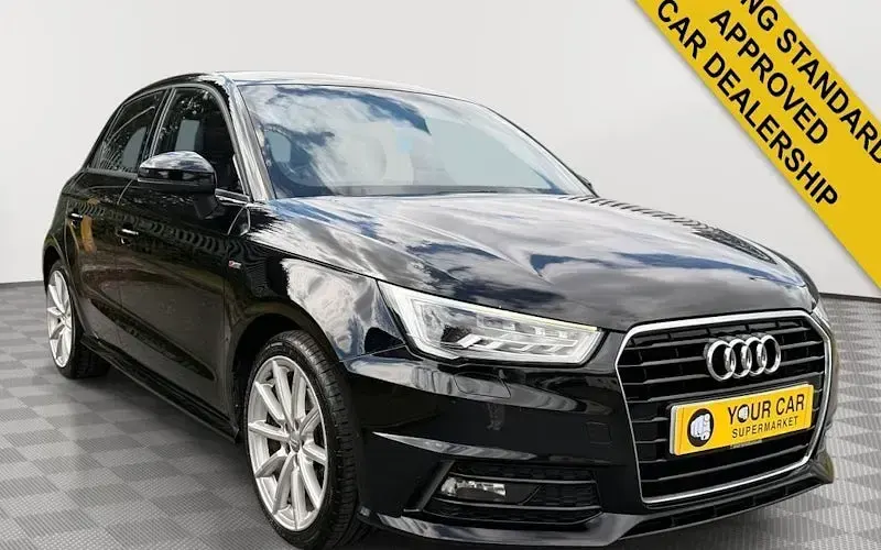 Used Audi A1 Sportback S-Line 125 HP (91 kW) 2016 Black Hatchback