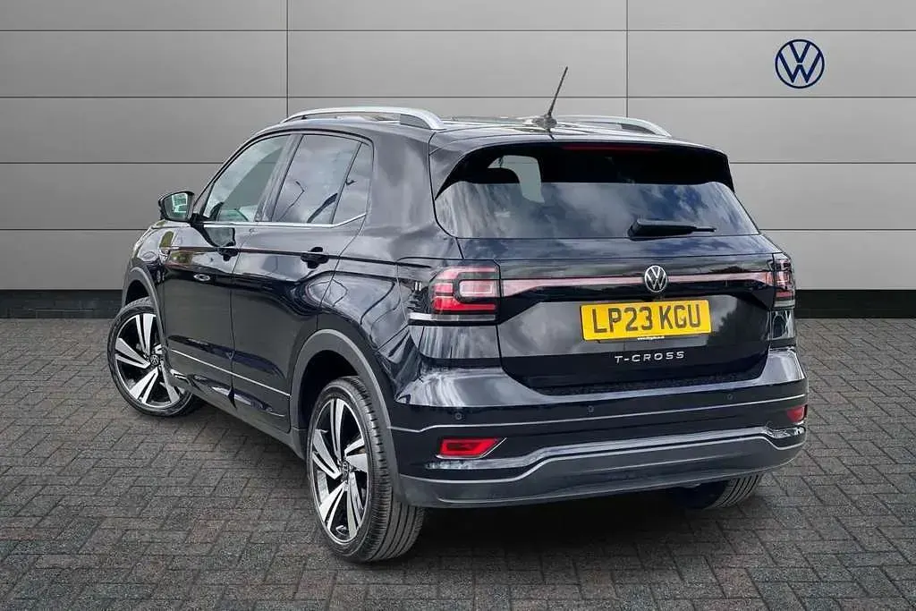 Used VW T-Cross R-line 110 HP (80 kW) 2023 Black SUV