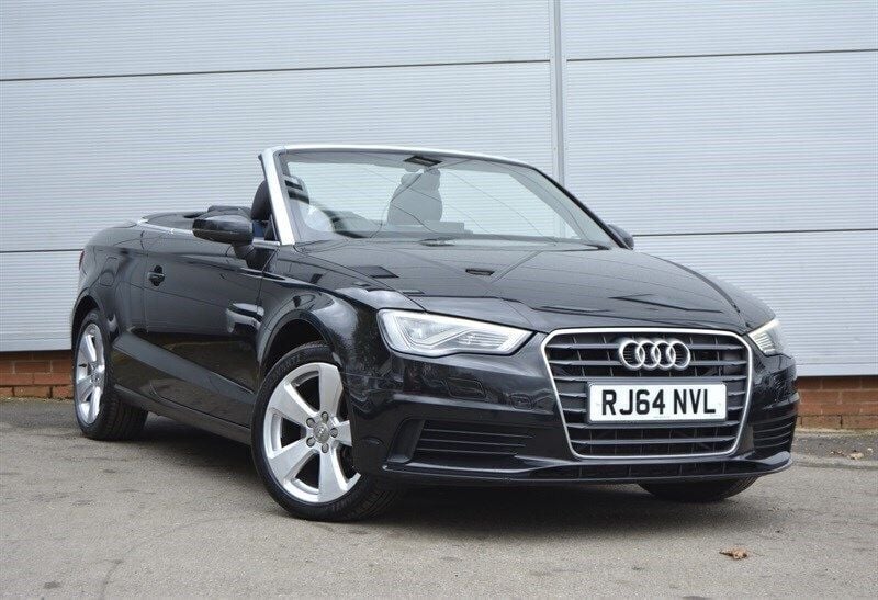 Black Used 2014 Audi A3 Sport Cabriolet | £8,695 (Fair price) - Image 1/4