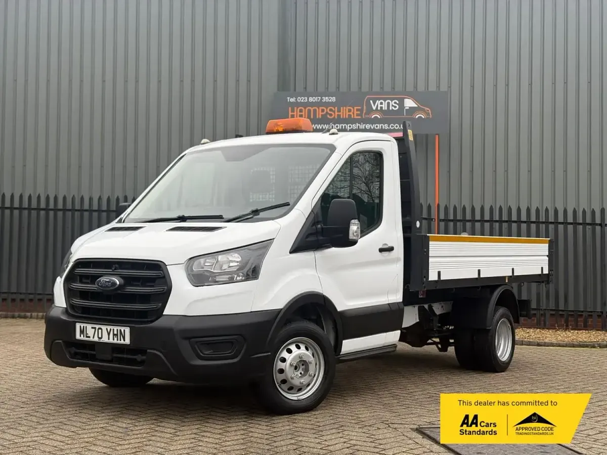 Second-hand Ford Transit S 130 CP (95 kW) 2020 Alb Cabrio