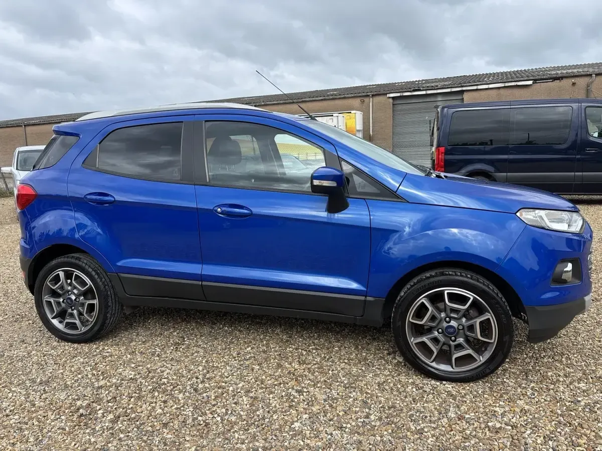 Used Ford Ecosport Titanium 2015 Blue SUV