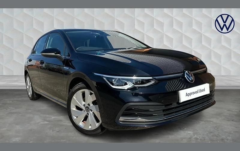 Used VW Golf VIII Style 128 HP (94 kW) 2021 Black Hatchback