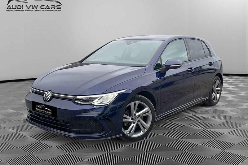 Used VW Golf VII R-line 150 HP (110 kW) 2021 Blue Hatchback