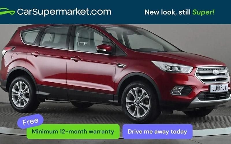 Begagnad Ford Kuga Titanium 150 HK (110 kW) 2018 Röd SUV