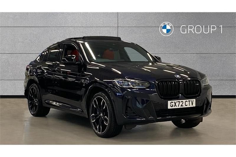 Carbon black Used 2022 BMW X4 M Sport SUV | £44,595 (Fair price) - Image 1/4