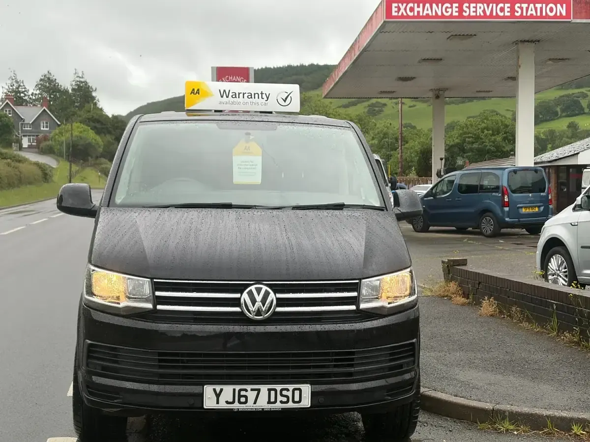 Used VW T6 SE 150 HP (110 kW) 2017 Black Van