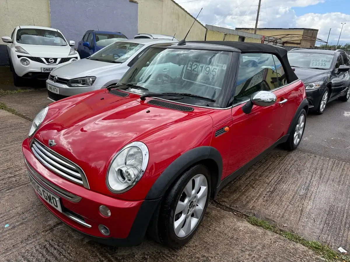 Used Mini Cooper Cabriolet 2005 Red Cabriolet