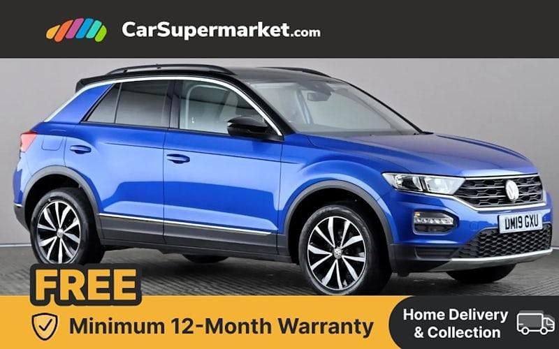 Blue Used 2019 VW T-Roc Design SUV | £12,897 (Fair price) - Image 1/4