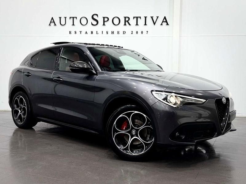 Grey Used 2020 Alfa Romeo Stelvio Ti SUV | £17,490 (Good price) - Image 1/3