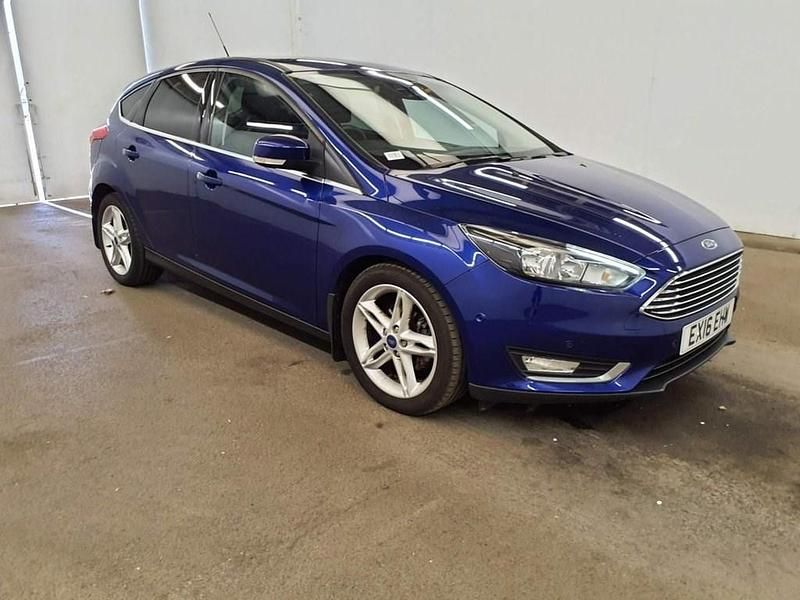 Blue Used 2016 Ford Focus Titanium Hatchback | £8,899 (Fair price) - Image 1/4