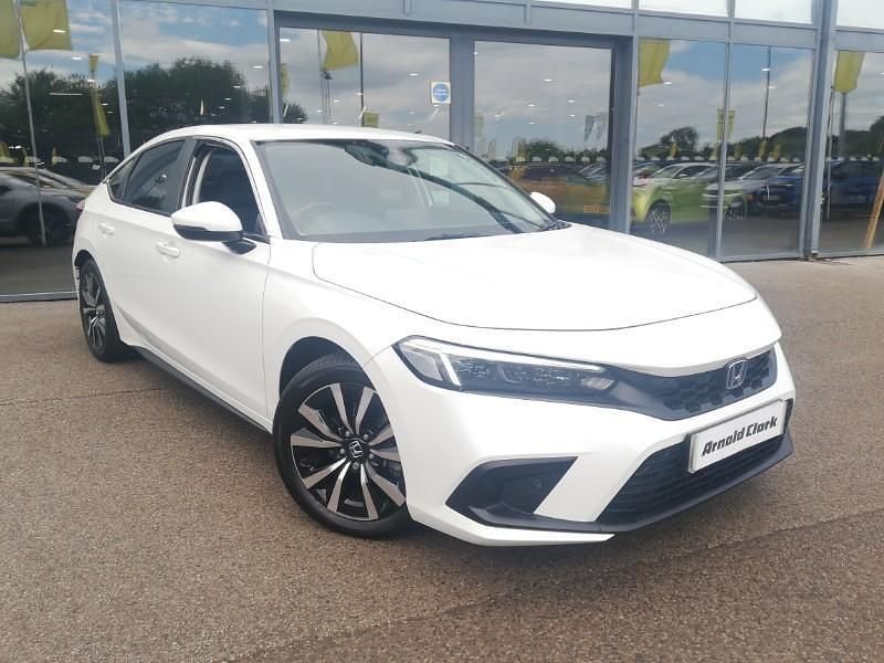 White Used 2022 Honda Civic Elegance Hatchback | £23,998 (Fair price) - Image 1/4