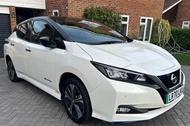 White Used 2020 Nissan Leaf Tekna Hatchback | £12,445 (Fair price) - Image 1/1