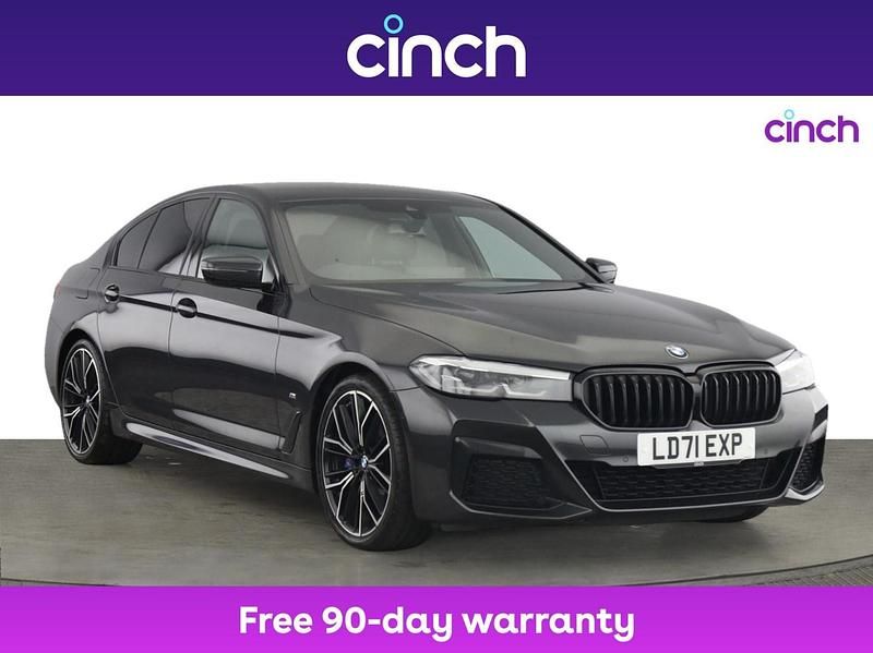 Grey Used 2021 BMW 520 M Sport Sedan | £22,949 (Fair price) - Image 1/3