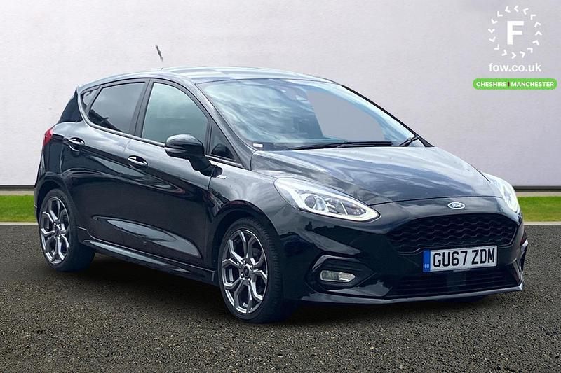 Black Used 2018 Ford Fiesta ST-Line Hatchback | £11,099 (Fair price) - Image 1/3