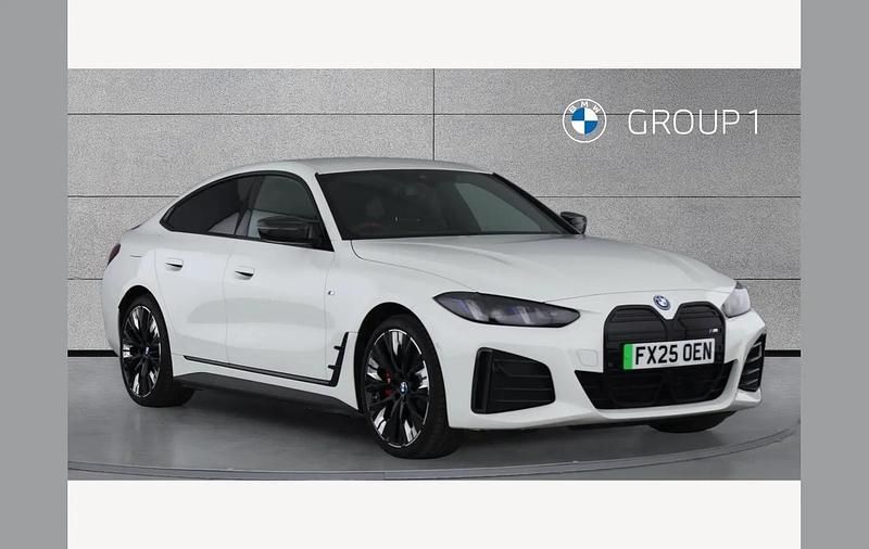 White New 2025 BMW i4 Shadowline Sedan | £48,990 - Image 1/4