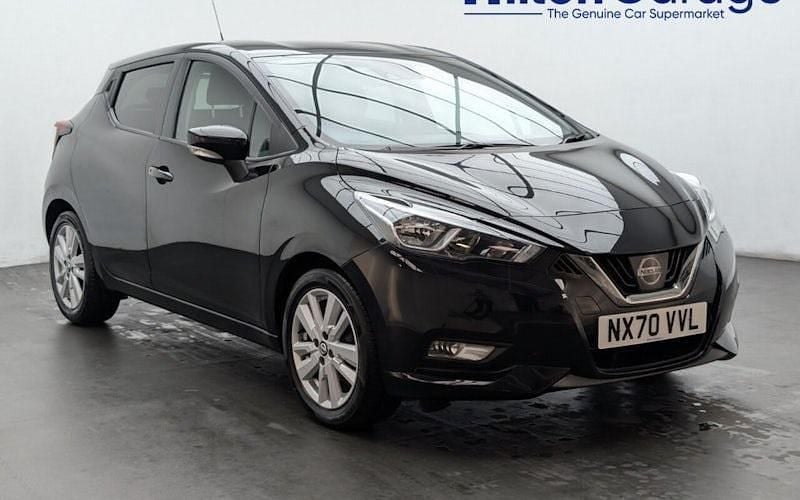 Black Used 2020 Nissan Micra Acenta Hatchback | £9,150 (Good price) - Image 1/4