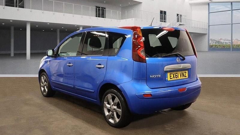 Used Nissan Note N-TEC 110 HP (80 kW) 2011 Blue Hatchback
