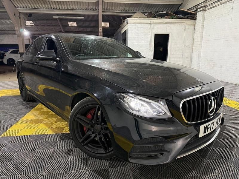 Black Used 2017 Mercedes E220 AMG line Sedan | £12,250 (Fair price) - Image 1/4