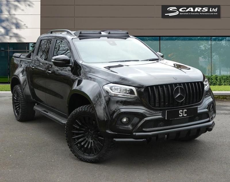 Used Mercedes X350 2019 Black Pickup