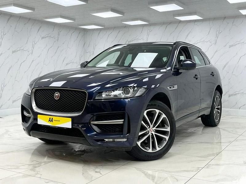 Used Jaguar F-Pace R-Sport 163 HP (119 kW) 2018 Blue SUV