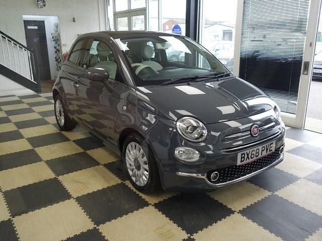 Usado Fiat 500 Lounge 85 HP (62 kW) 2018 Cinzento Citadino