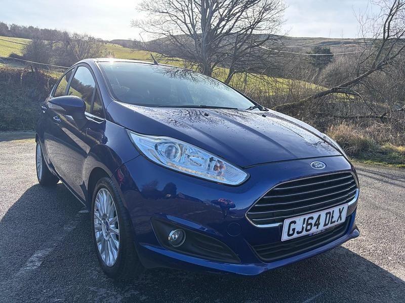 Used Ford Fiesta Titanium 2014 Blue Hatchback