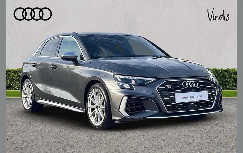 Grey Used 2023 Audi S3 Sportback Comfort Hatchback | £31,617 - Image 1/4