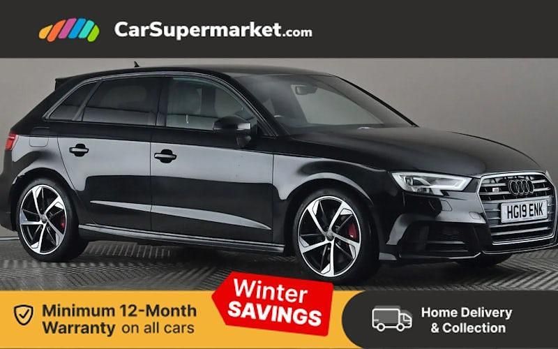 Black Used 2019 Audi S3 Sportback Black Edition Hatchback | £24,197 (Fair price) - Image 1/3