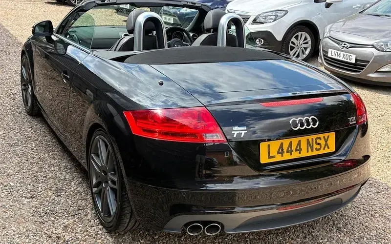 Used Audi TT Roadster S-Line 170 HP (125 kW) 2010 Black Cabriolet