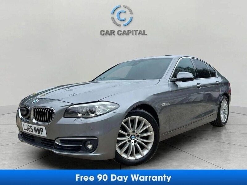 Grey Used 2015 BMW 520 Luxury Line Sedan | £13,450 (Expensive) - Image 1/4