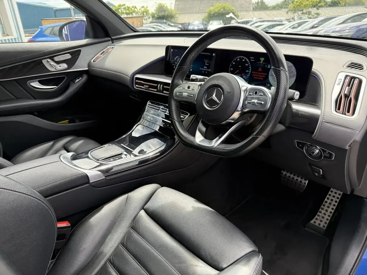 Used Mercedes EQC400 AMG Line Premium Plus 300 kW (408 HP) 2022 Blue SUV