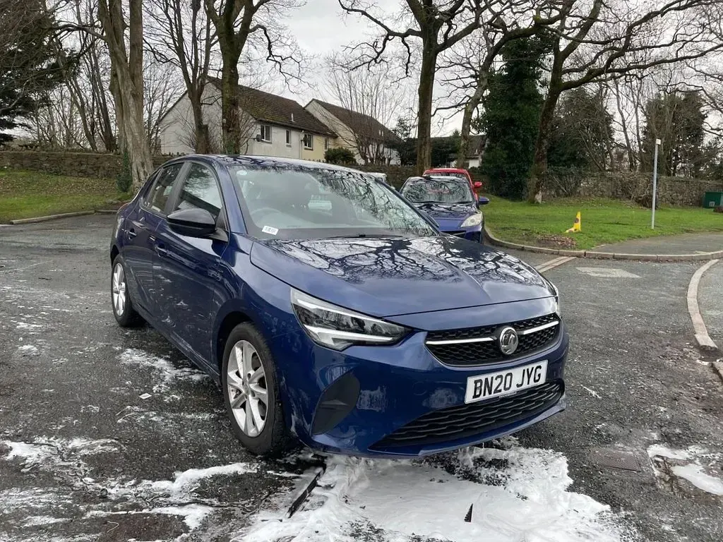 Used Vauxhall Corsa S 100 HP (73 kW) 2020 Blue Hatchback