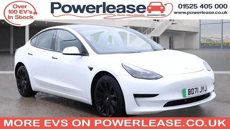 White Used 2021 Tesla Model 3 Standard Range Sedan | £12,989 (Fair price) - Image 1/4