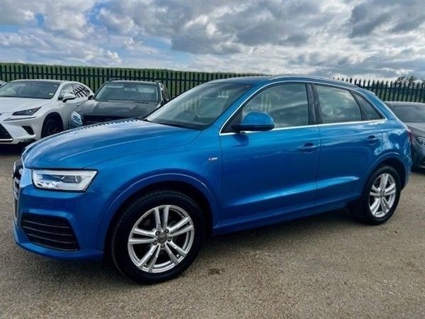 Blue Used 2015 Audi Q3 S-Line SUV | £14,200 (A bit pricey) - Image 1/1