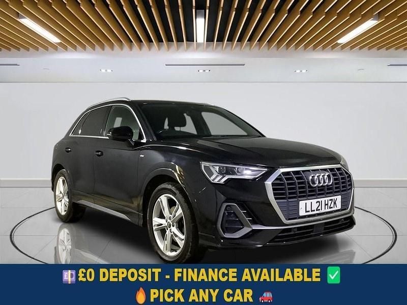 Black Used 2021 Audi Q3 S-Line SUV | £19,699 (Good price) - Image 1/3